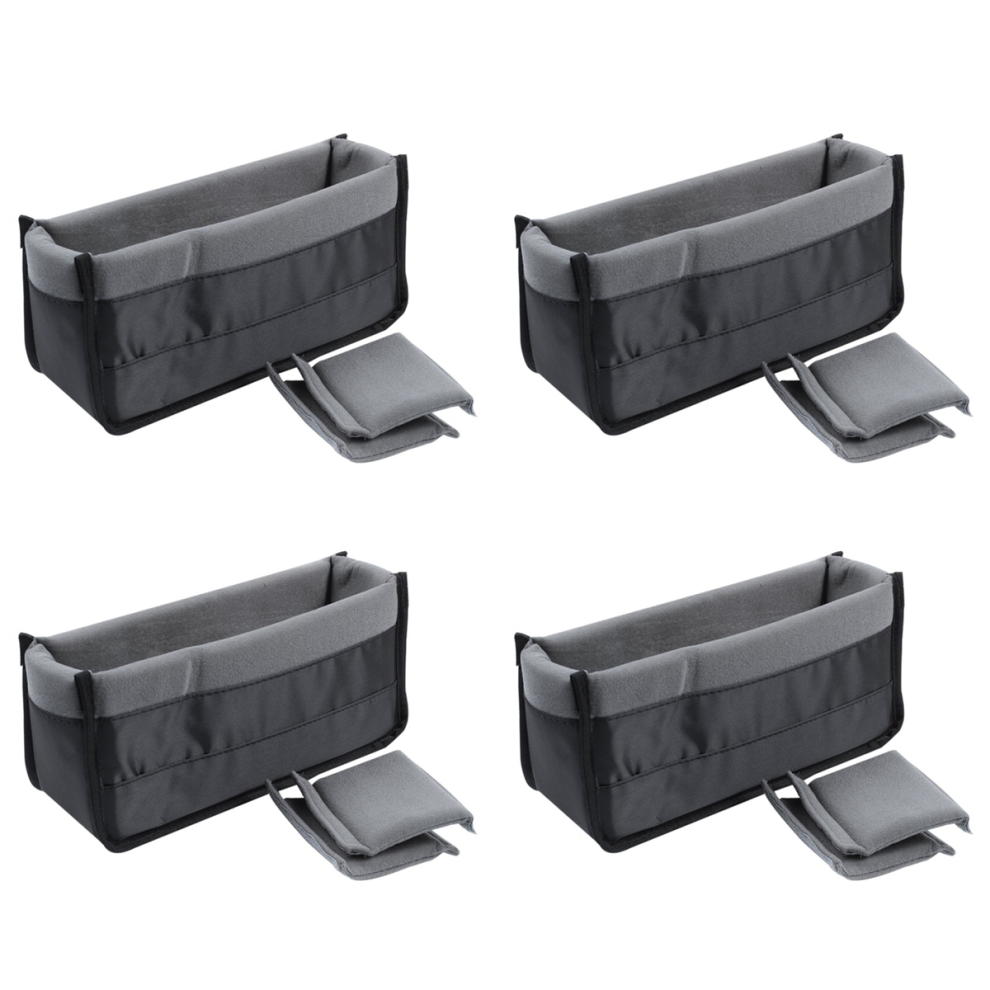 Photos - Camera Bag 4X Shockproof Dslr Slr Camera Insert Organizer Case Partition Divider Protection Case(Black+Grey)