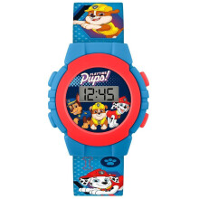 Paw Patrol Kinder-Digitaluhr mit leicht ablesbarem Display, offiziell lizenzierter Merch, Silikonarmband
