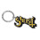 Ghost Ghost Keyring Classic Band Logo Keychain 1