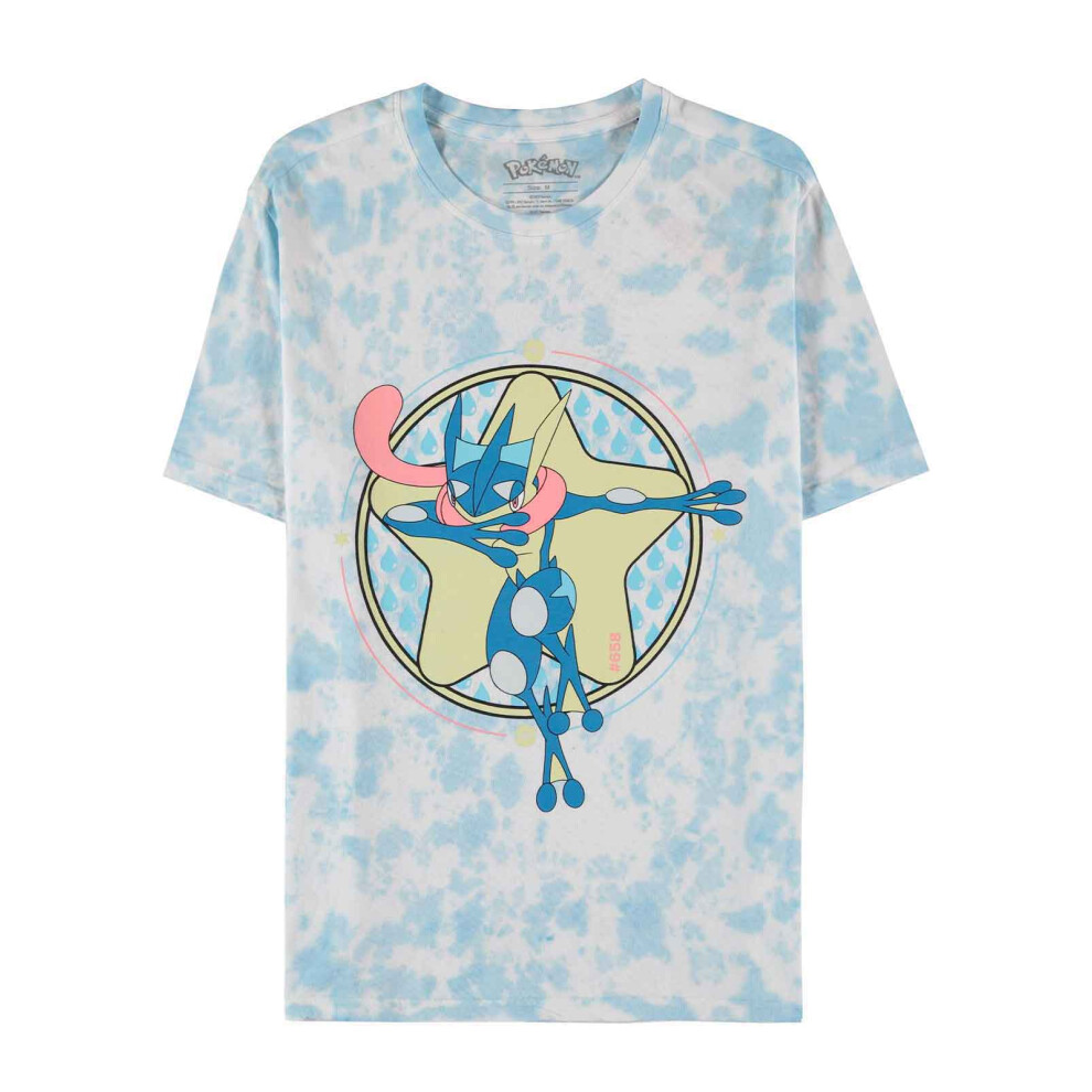 Greninja Circle Print Dip Dye T Shirt