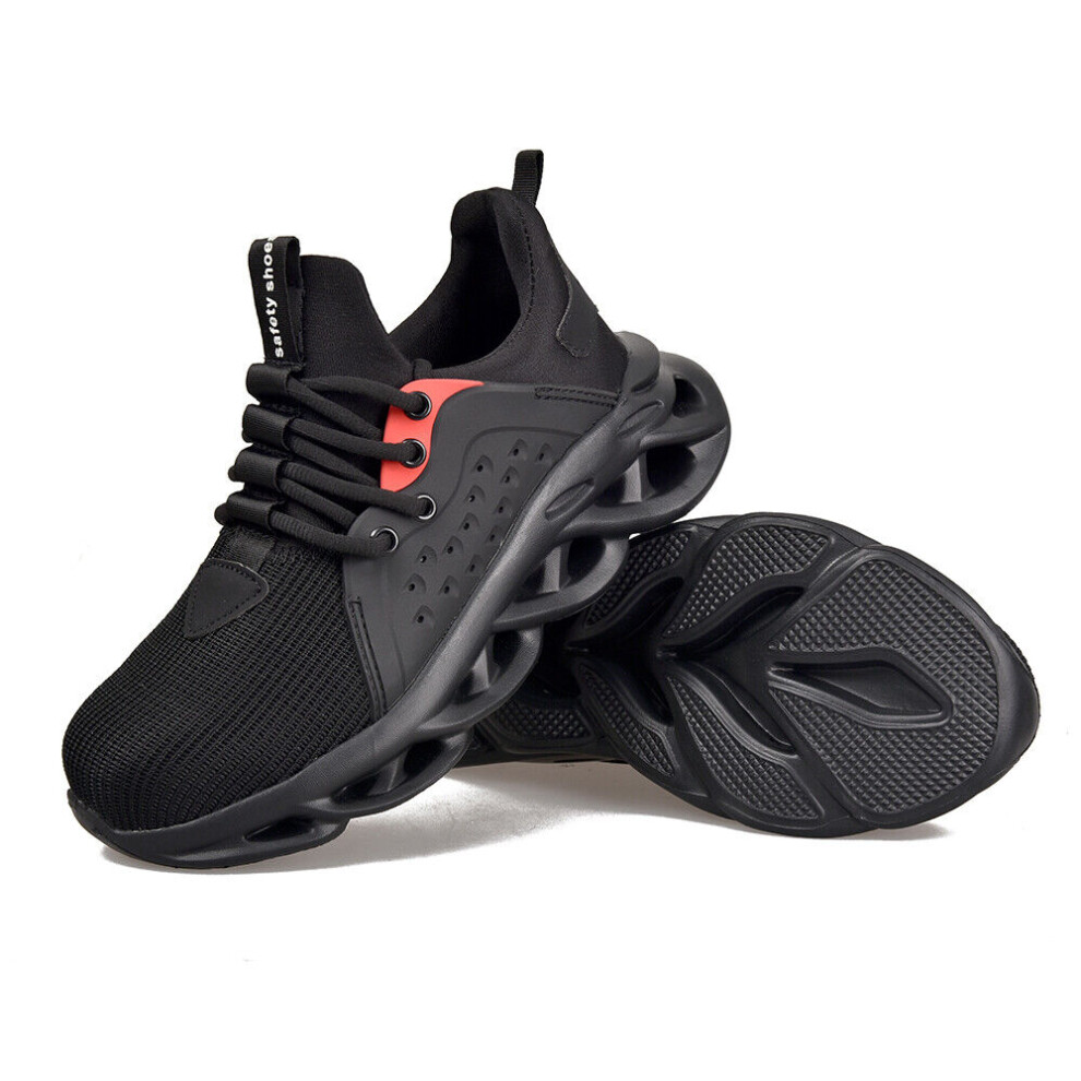 (13.5 UK (men's)) Mens Lightweight Safety Trainers Work Shoes Womens Steel Toe Cap Hiking Boots