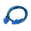 QED BEESWIFT QED CORDED DETECTABLE EAR PLUGS BLUE 1