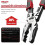 DELIXI Multifunctional pliers wire stripper cable cutter crimping 210mm, 8" long 3