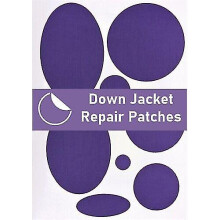 (Purple) Down Jacket Repair Patches Pre-cut, Self-adhesive, Soft, Waterproof
