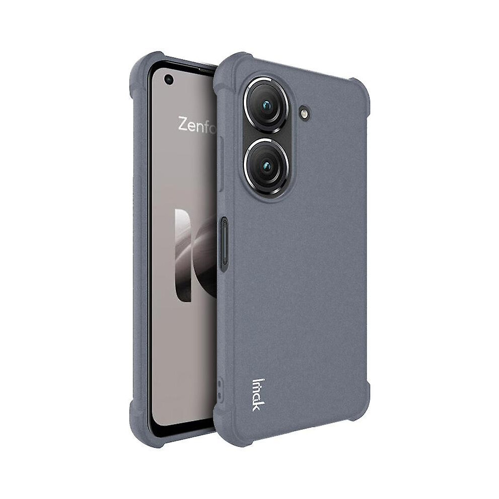 (Grey) Imak For Asus Zenfone 10 5G Matte Phone Protective Case Soft Tpu Shockproof Back Cover Grey 9152336787474