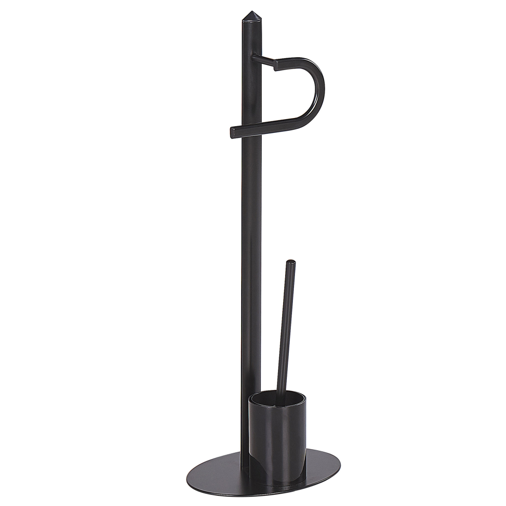 Toilet Roll and Brush Holder SARTO Metal Black