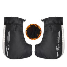 Bike Handlebar Mitts 2 Pcs Atv Handlebar Mitts Winter Waterproof Windproof Motorcycle Handlebar Gloves Hands Warmer Gloves
