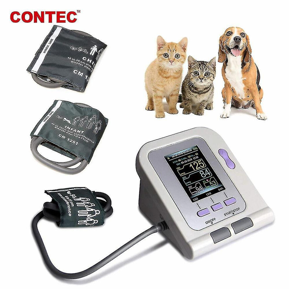 Contec08a-vet Digital Veterinary Blood Pressure Monitor Nibp Cuff,dog/cat/pets Animal Care