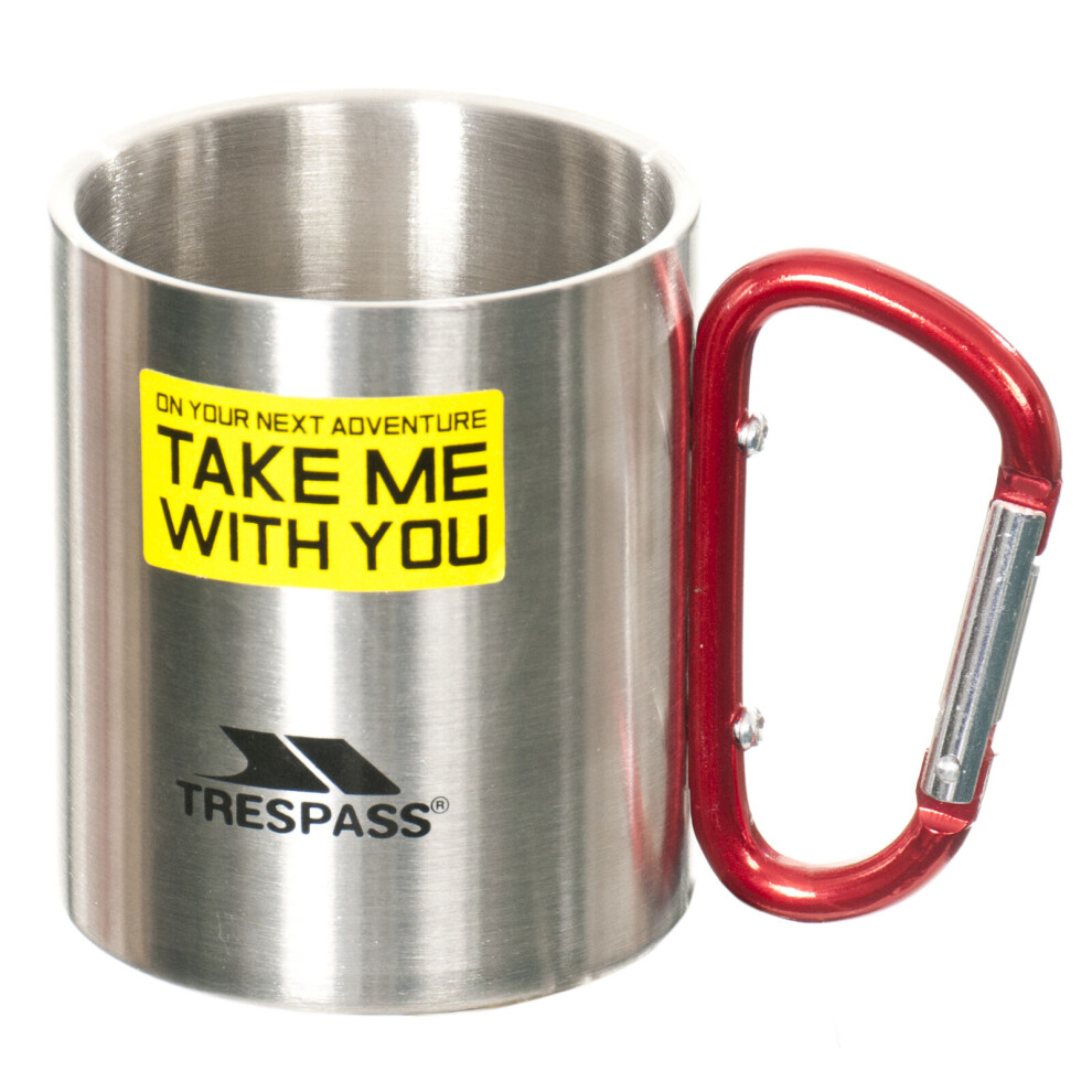 Trespass Unisex Argenté Steel Mug Bruski - Image 4