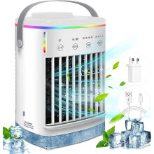Portable Air Conditioners Fan, 700ml Evaporative Mini Air Cooler With 4 Speeds