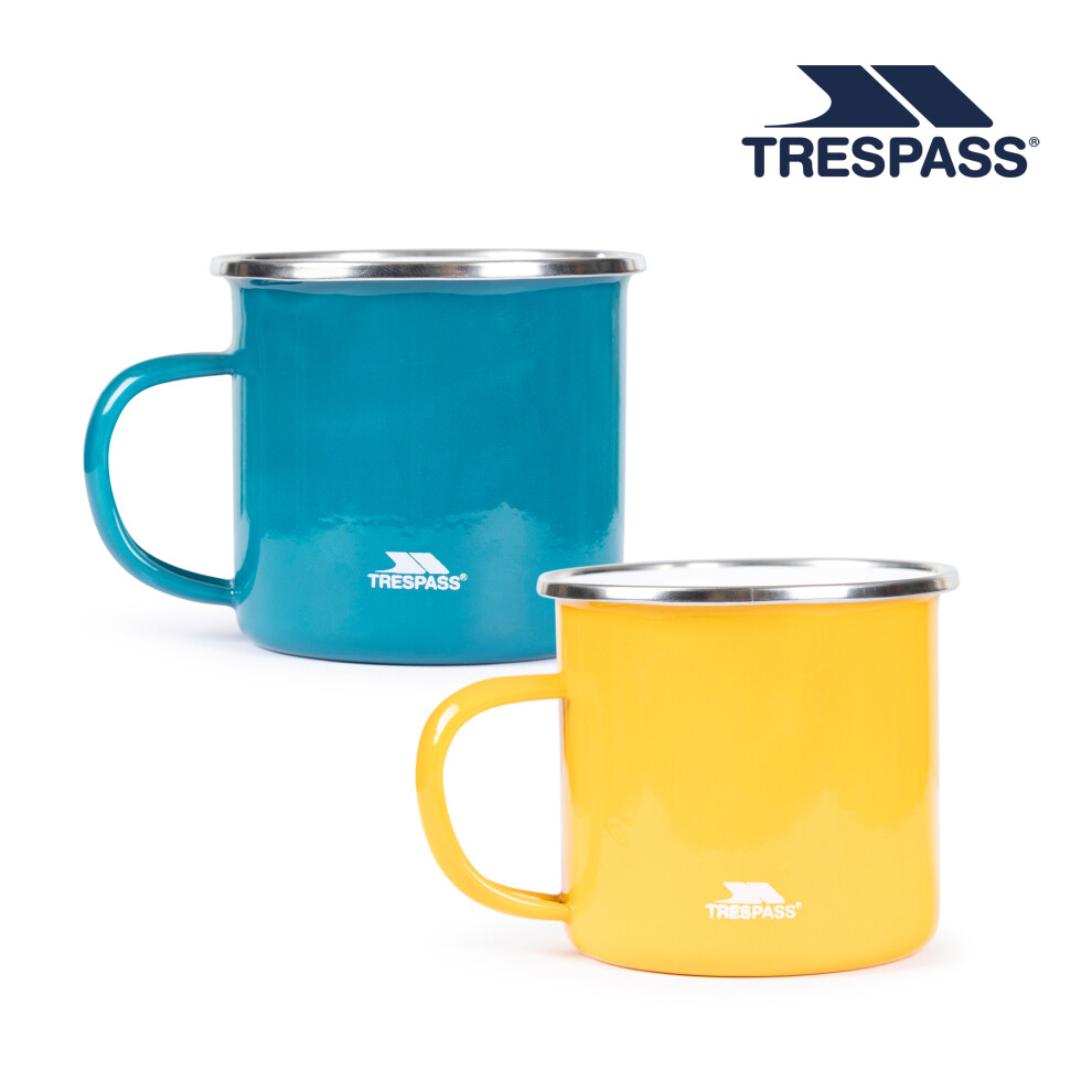 Trespass Enamel Stainless Steel Camping Mug Rosen