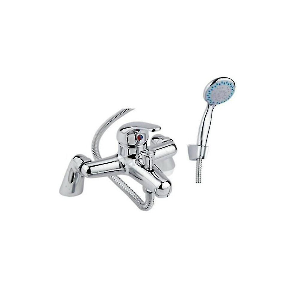 Bathroom Chrome Sink Bath Filler Tap Shower Mixer Taps With Hand Held Set Cold And Hot Water Tap