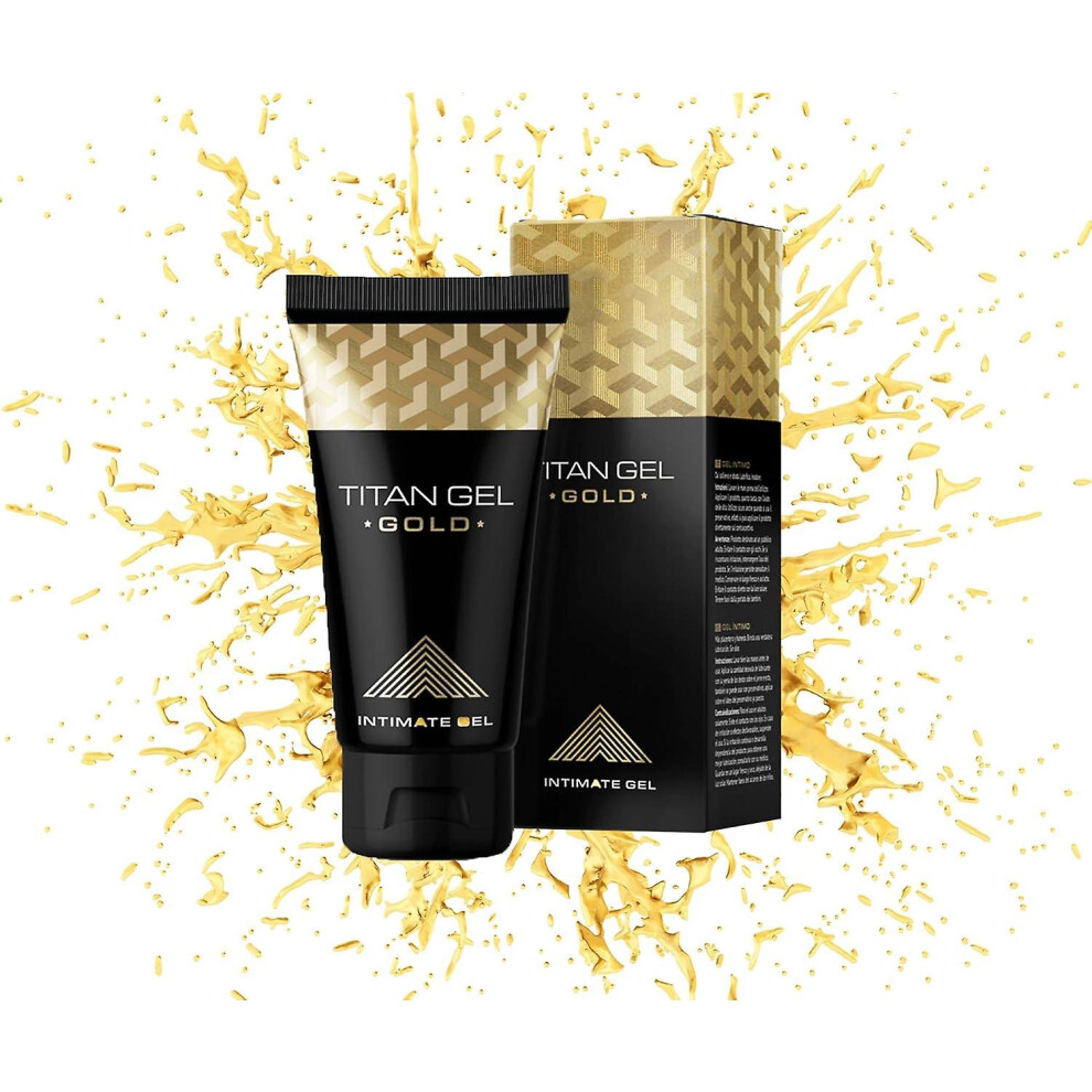 Gold Titan Gel Intimate Gel For Men Increasing Gel Version - By Dorivit B.v.