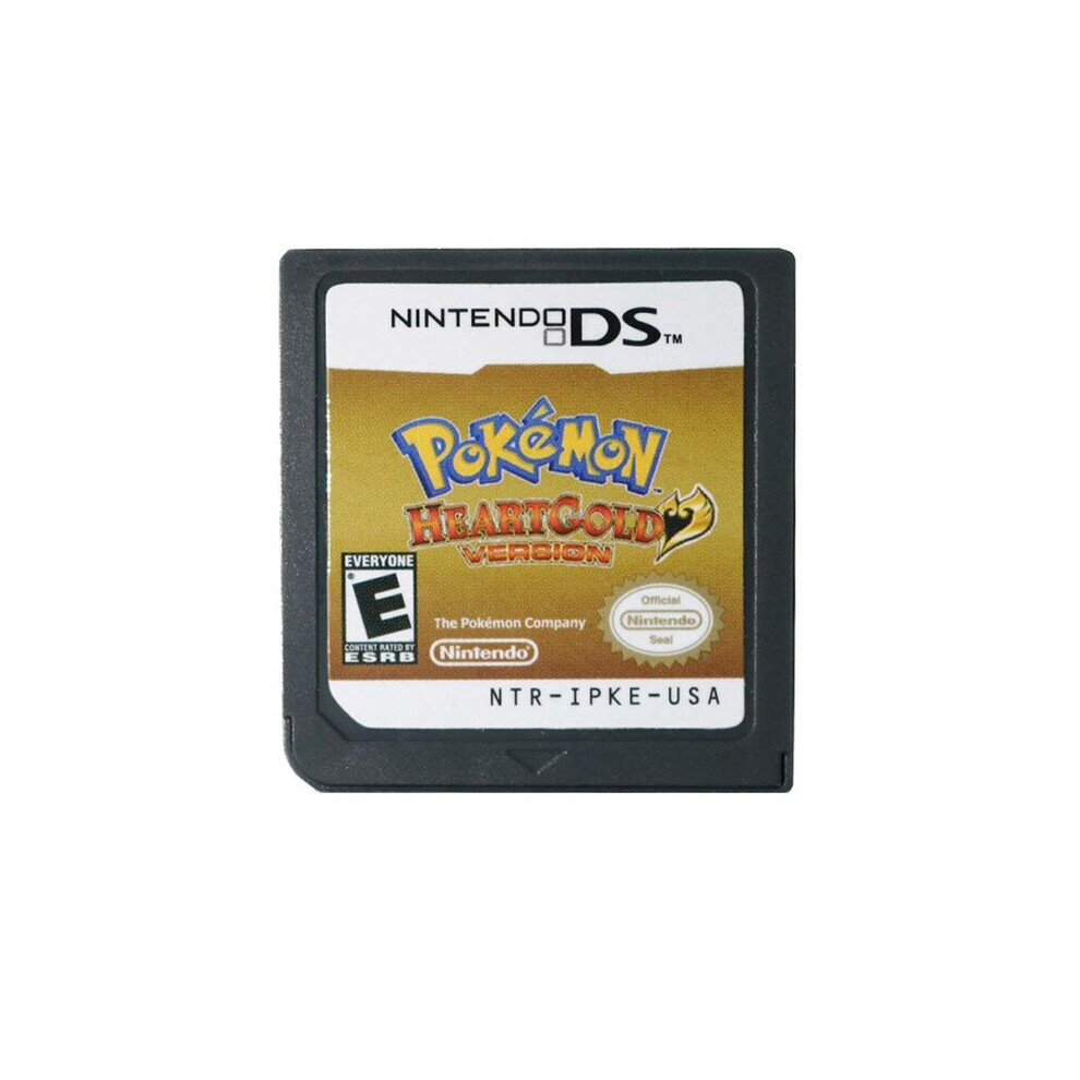 (HeartGold Version) Pokemon DS Series Cartridge Video Game Console Card Pokemon Platinum Diamond Pearl SoulSilver HeartGold for DS 2DS 3DS