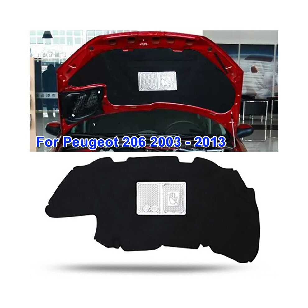 Car Engine Hood Heat And Sound Insulation Cotton For Peugeot 206 2003 8210516670372