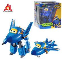 (Jeromy) Super Wings 5 Inches Transforming Jett Dizzy Donnie Deformation Airplane