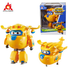 (Supercharged Donnie) Super Wings 5 Inches Transforming Jett Dizzy Donnie Deformation Airplane
