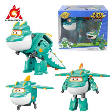 (Tino) Super Wings 5 Inches Transforming Jett Dizzy Donnie Deformation Airplane
