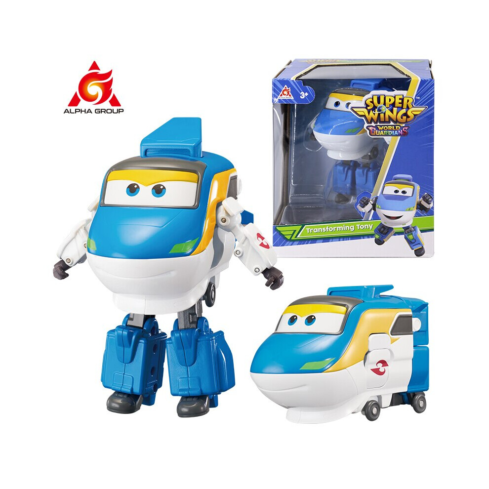 (Tony) Super Wings 5 Inches Transforming Jett Dizzy Donnie Deformation Airplane