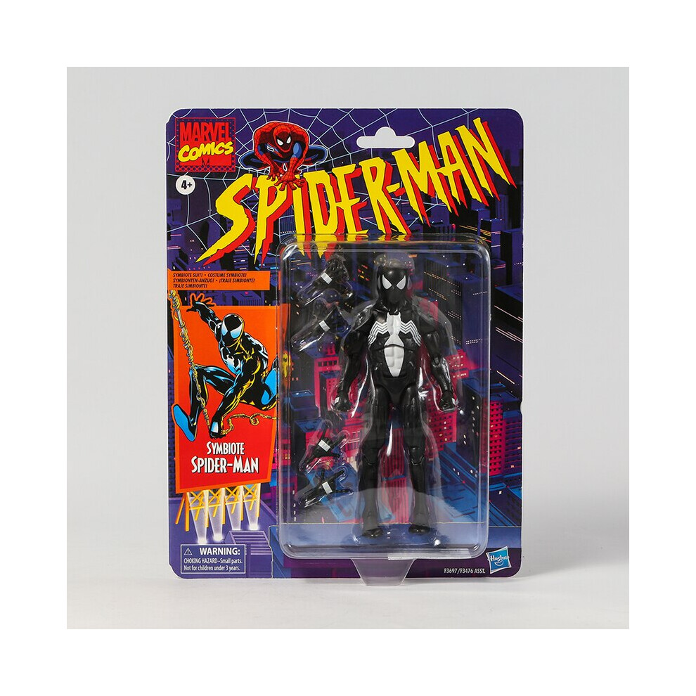 (Symbiote) Spider-Man Retro Marvel Legends Ben Reilly / Symbiote Spiderman 6-Inch Action Figure