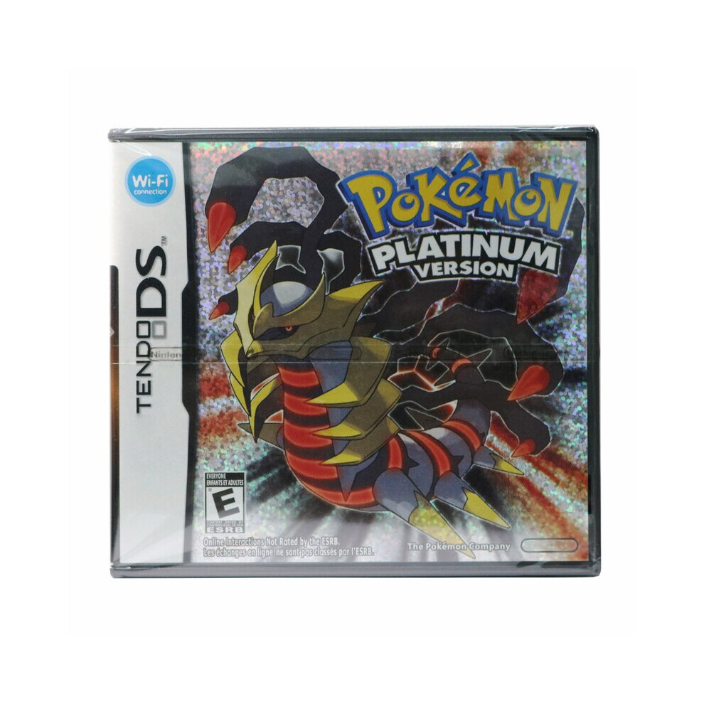 (Pokemon Platinum) New Sealed Pack Pokemon Platinum Pearl Diamond Mario Kart Game Cartridge Video Game Console Card with Box and Manual for NDS