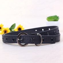 (90cm, 23) Children Belt Kids Cute Peach Heart Buckle Faux Leather Belts For Girls