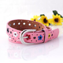 (90cm, 42) Children Belt Kids Cute Peach Heart Buckle Faux Leather Belts For Girls