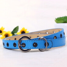 (90cm, blue 2) Children Belt Kids Cute Peach Heart Buckle Faux Leather Belts For Girls