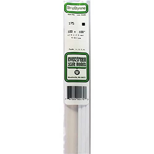 Evergreen Evergreen Scale Models Strip .100 x .100 (8), EVG175 1