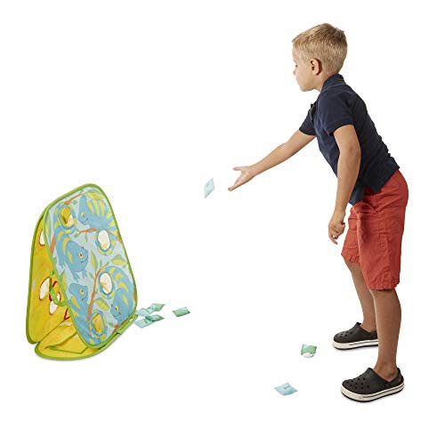 Melissa & Doug Melissa & Doug Sunny Patch Camo Chameleon Bean Bag Toss Action Game 1