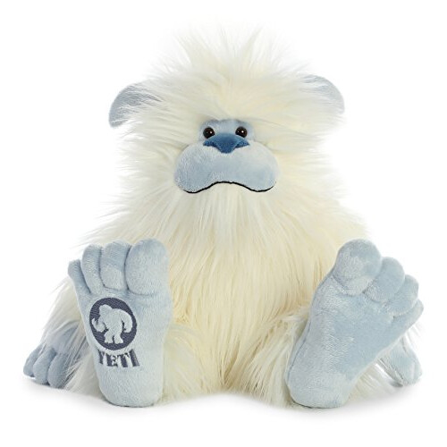 Aurora World Αυτοκόλλητο Ζώο Yeti - Μυθικός Συνοδός - Φανταστικές Περιπέτειες - Λευκό 16.5 Ίντσες