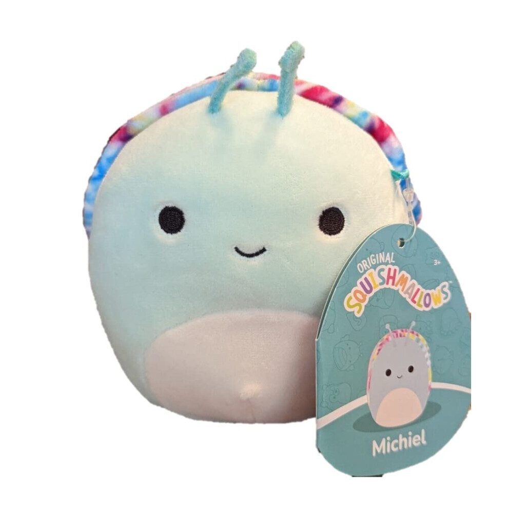 Squishmallow Official Kellytoy 5 Inch Soft Plush Squishy Toy Animals (Michiel The Snail)