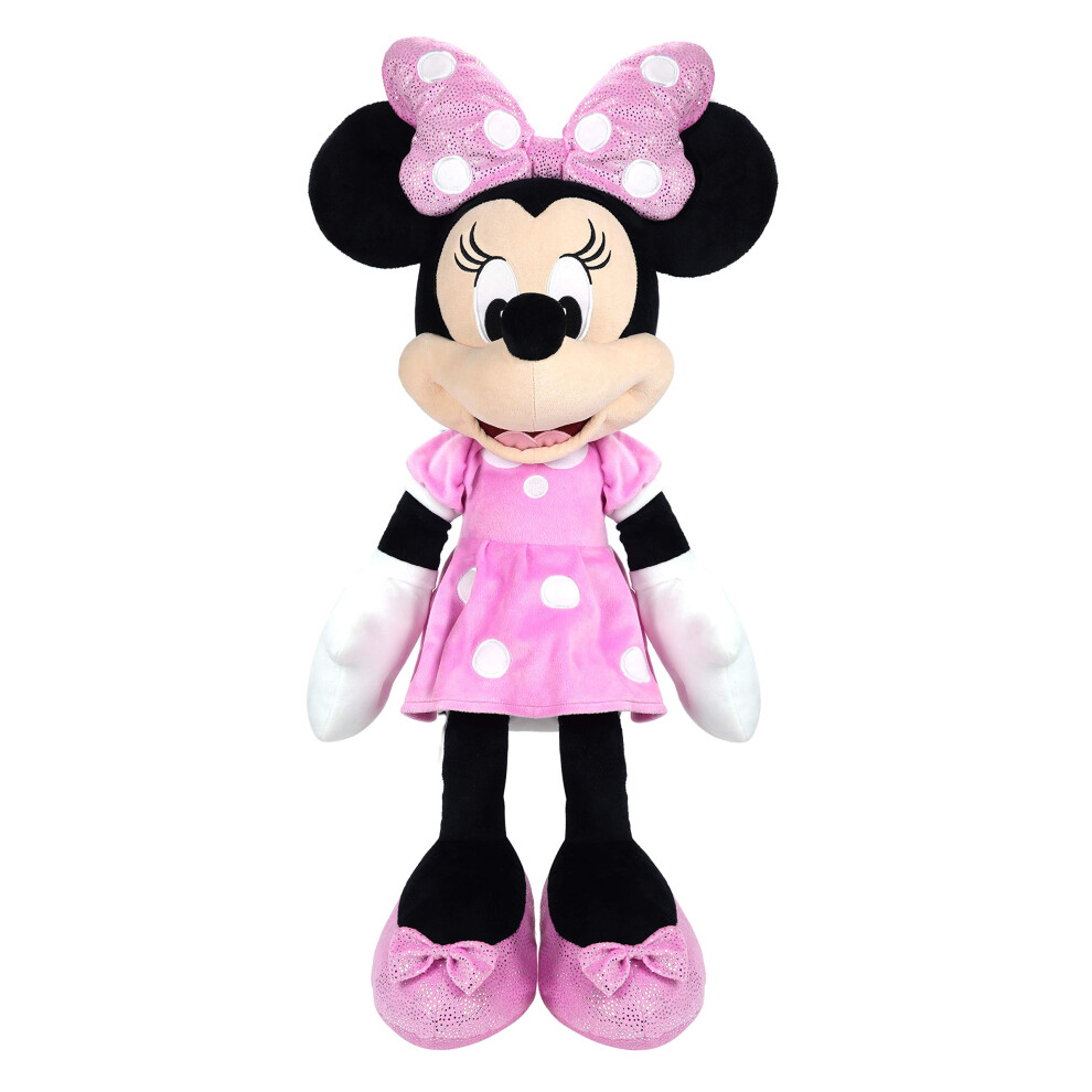 Disney Junior Mickey Mouse Jumbo 25-inch Plush Minnie Mouse, by Just Play