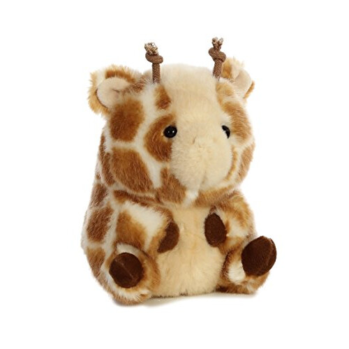 Aurora World Aurora Round Rolly Pet Giminy Giraffe Σαπούνι - Αγαπημένοι Συνοδοί - Διασκέδαση On-The-Go - Καφέ 5 Ίντσες 2