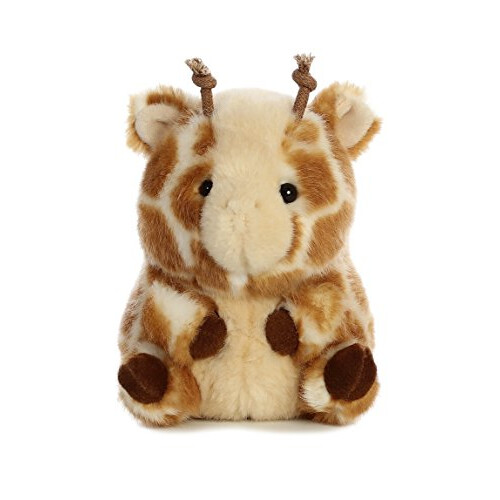 Aurora World Aurora Round Rolly Pet Giminy Giraffe Σαπούνι - Αγαπημένοι Συνοδοί - Διασκέδαση On-The-Go - Καφέ 5 Ίντσες 1