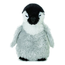 Aurora Mini Flopsie Baby Emperor Peluche - Compagni Giocosi - Grigio 20 cm