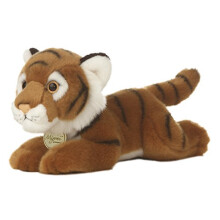 Aurora Realistischer Miyoni Bengal-Tiger Plüsch - Lebensechte Details - Orange 28 cm