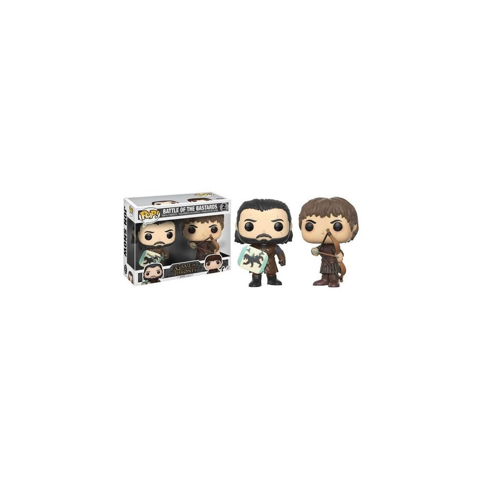 Funko Pop! Game of Thrones - Jon Snow & Ramsay Bolton, Battle of The Bastards 2 Pack Collectible Figure