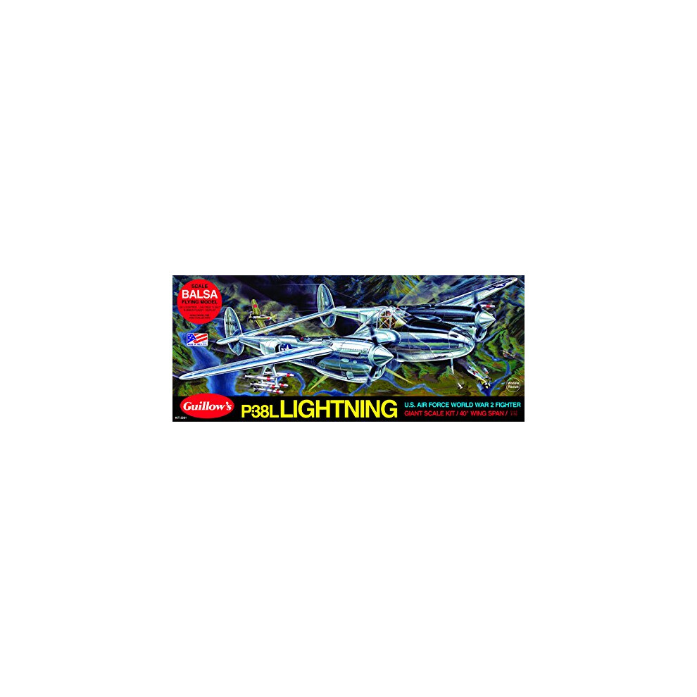 Guillow Guillows Lockheed P-38 Lightning Model Kit
