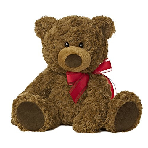 Aurora World Aurora Snuggly Coco Αρκούδος Λούτρινο - Άνετος Σύντροφος - Δημιουργικό Παιχνίδι - Καφέ 33 εκ.