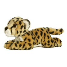 Aurora Cheetah Peluche Realistico - Dettagli Lifelike - Compagnia Affettuosa - Marrone 28 cm