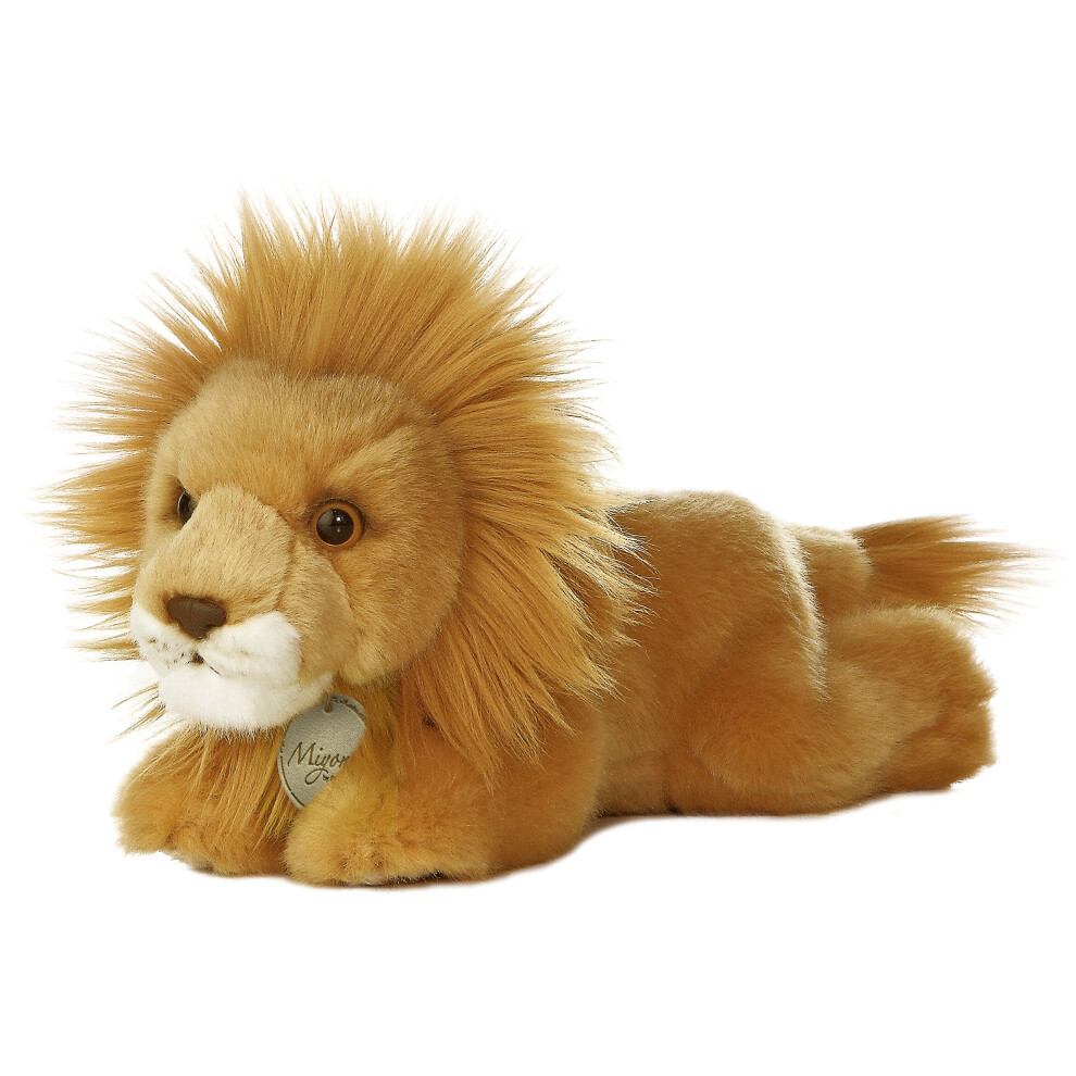 Aurora? Adorable Miyoni? Lion Stuffed Animal - Lifelike Detail - Cherished Companionship - Brown 8 Inches