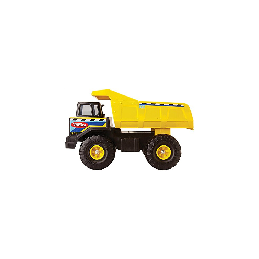 Tonka Retro Classic Steel Mighty Dump Truck (the color of the stickering may vary)