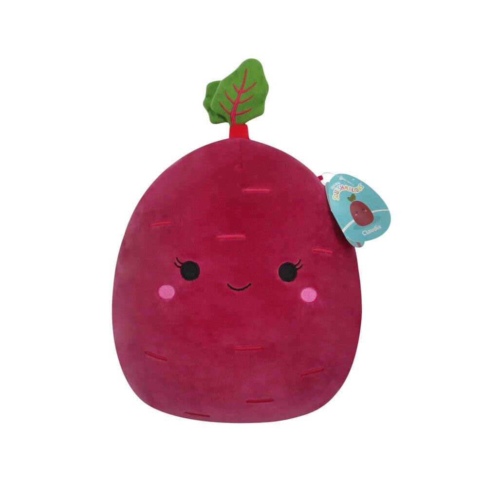 Squishmallows Official Kellytoy 5 Inch Squishy Soft Plush Toy Animal (Claudia The Beetroot)