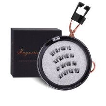 (HPD08-4) 2pairs Magnetic Lashes Eyelashes Magnetic + Clip