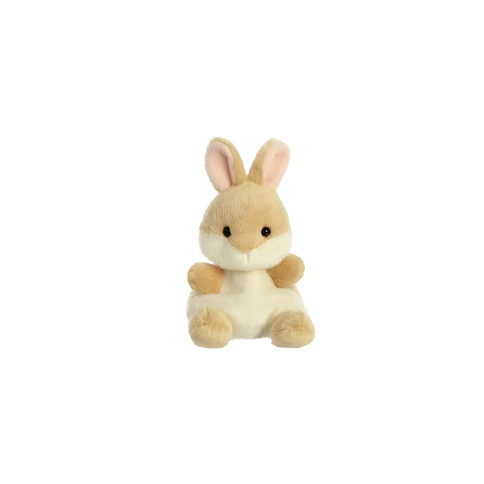 Aurora? Adorable Palm Pals? Ella Bunny? Stuffed Animal - Pocket-Sized Fun - On-The-Go Play - Brown 5 Inches