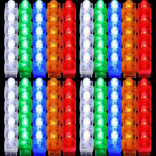 100 Pcs Led Finger Lights Bright Finger Rave Lights Finger Ring Glow Sticks Small Finger Laser Holiday Light Up Fingers Rings