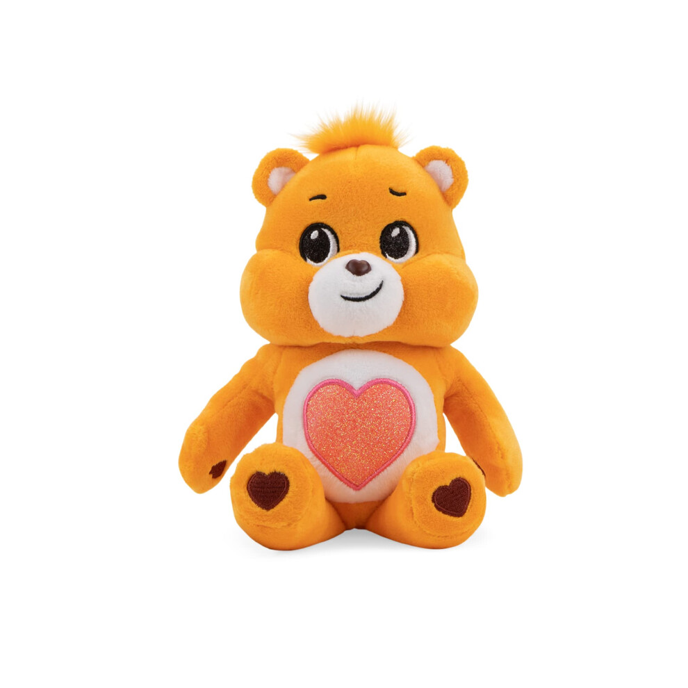 care Bears 9 Bean Plush (glitter Belly) - Tenderheart Bear - Soft Huggable Material