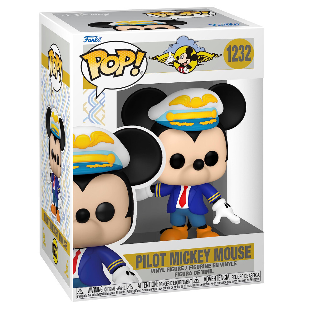 Funko Disney Mickey Mouse One : Walt?s Plane - Pilot Mickey Mouse Pop!