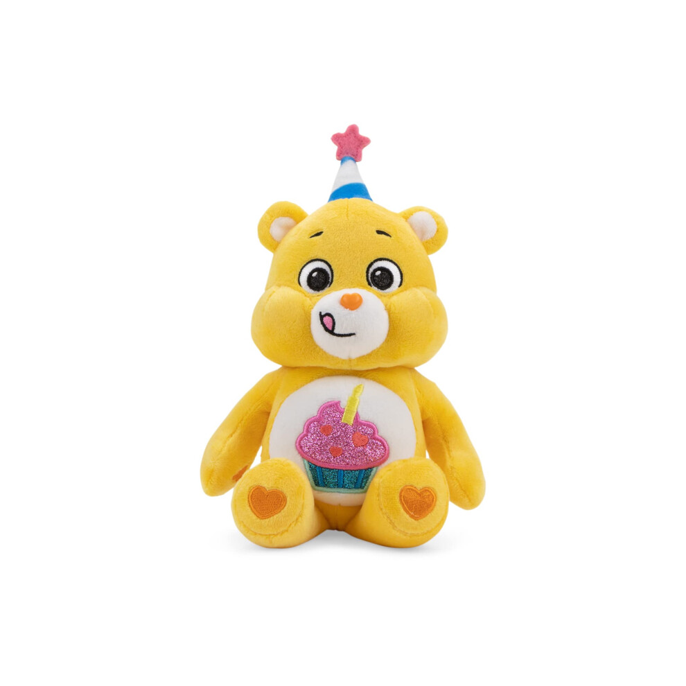 care Bears 9 Bean Plush (glitter Belly) - Birthday Bear - Soft Huggable Material